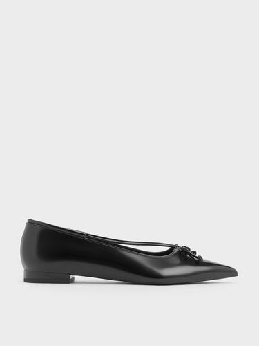 Charles & Keith - Bow Pointed-Toe Ballet Flats - Charles & Keith - Modalova