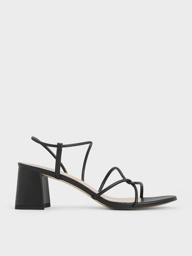 Charles & Keith - Meadow Strappy Block Heel Sandals - Charles & Keith - Modalova