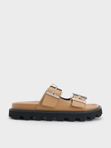 Charles & Keith - Trill Grommet Double-Strap Sandals - Charles & Keith - Modalova