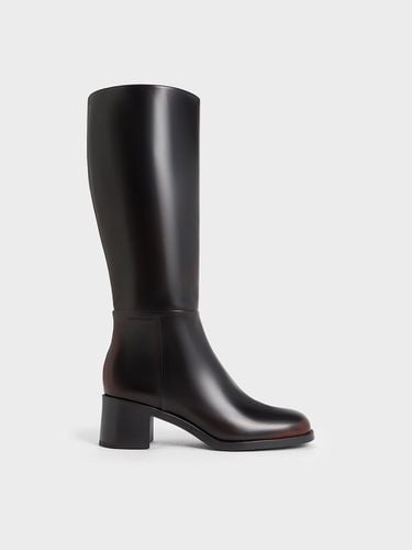 Charles & Keith - Louise Block-Heel Knee-High Boots - Charles & Keith - Modalova