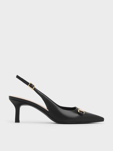 Charles & Keith - Leslie Metallic-Accent Slingback Pumps - Charles & Keith - Modalova