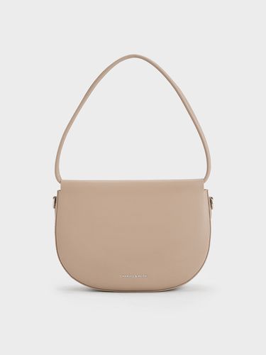 Charles & Keith - Elora Curved Top Handle Bag - Charles & Keith - Modalova