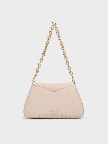 Charles & Keith - Sybill Trapeze Chain-Handle Bag - Charles & Keith - Modalova