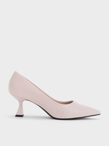 Charles & Keith - Pointed-Toe Flared Pumps - Charles & Keith - Modalova