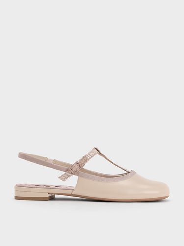 Charles & Keith - T-Bar Mary Jane Slingback Flats - Charles & Keith - Modalova