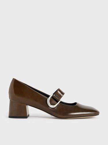 Charles & Keith - Gabine Leather Mary Jane Pumps - Charles & Keith - Modalova