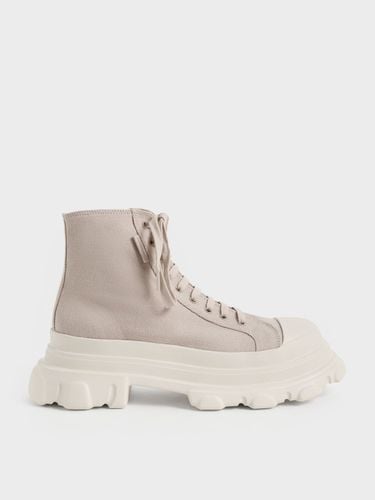 Charles & Keith - Canvas Chunky High-Top Sneakers - Charles & Keith - Modalova