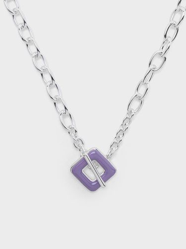 Charles & Keith - Ellowyn Square Chain-Link Necklace - Charles & Keith - Modalova