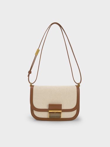 Charles & Keith - Charlot Canvas Crossbody Bag - Charles & Keith - Modalova