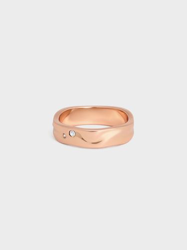 Charles & Keith - Ottilie Crystal Sculptural Ring - Charles & Keith - Modalova