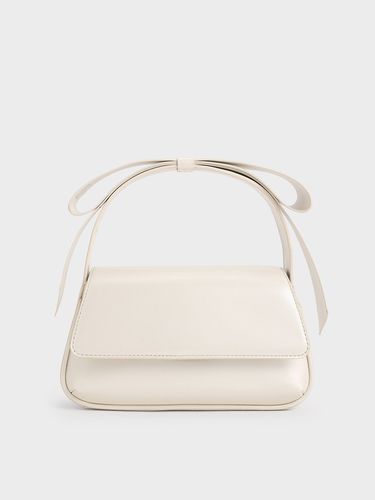 Charles & Keith - Leather Bow Top-Handle Bag - Charles & Keith - Modalova