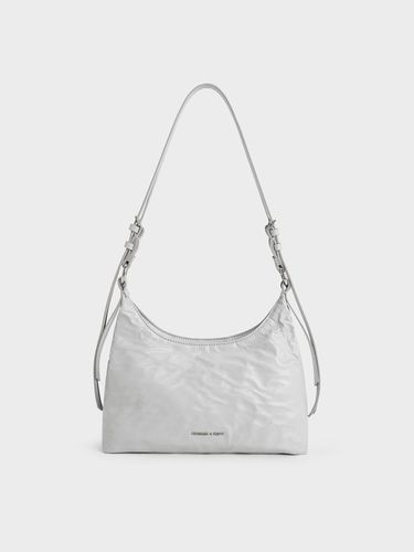 Charles & Keith - Lark Crinkle-Effect Hobo Bag - Charles & Keith - Modalova