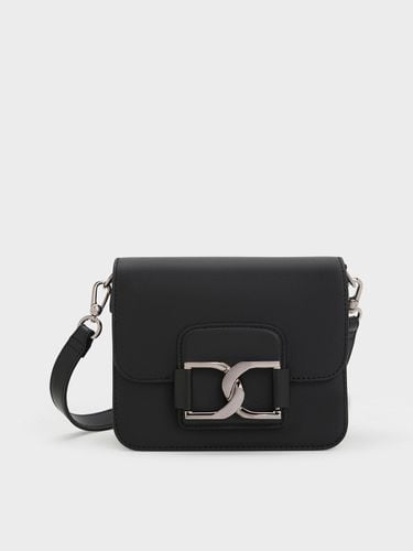 Charles & Keith - Gabine Leather Crossbody Bag - Charles & Keith - Modalova