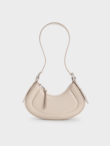 Charles & Keith - Petra Curved Shoulder Bag - Charles & Keith - Modalova