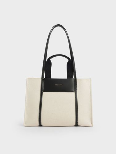 Charles & Keith - Shalia Canvas Tote Bag - Charles & Keith - Modalova