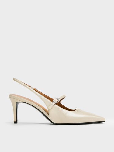 Charles & Keith - Slingback Mary Jane Pumps mit spitzer Zehenpartie - Charles & Keith - Modalova