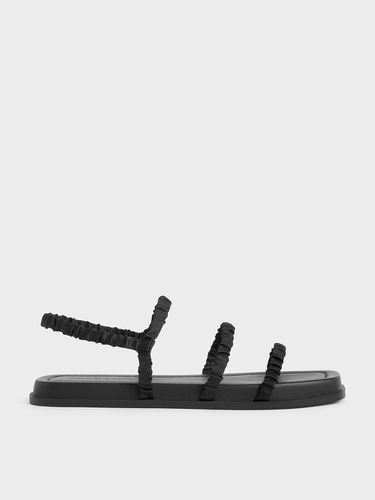 Charles & Keith - Recycled Polyester Ruched Strappy Sandals - Charles & Keith - Modalova