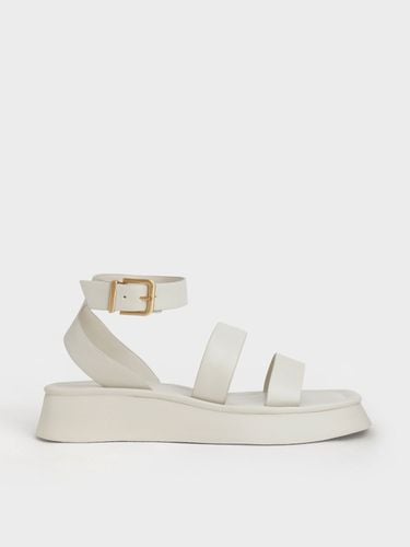 Charles & Keith - Square Toe Ankle-Strap Sandals - Charles & Keith - Modalova