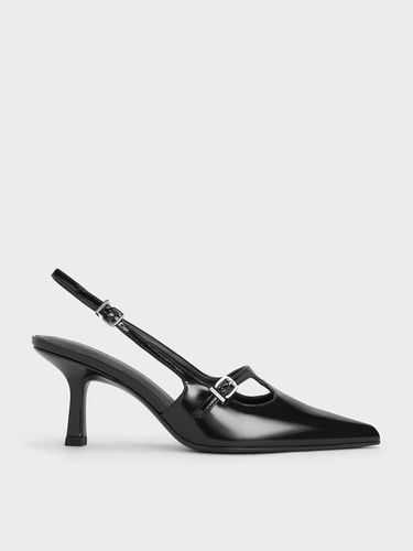 Charles & Keith - T-Bar Pointed-Toe Slingback Pumps - Charles & Keith - Modalova