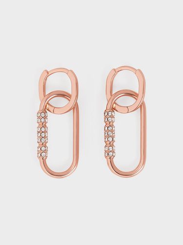 Charles & Keith - Reagan Crystal Drop Earrings - Charles & Keith - Modalova