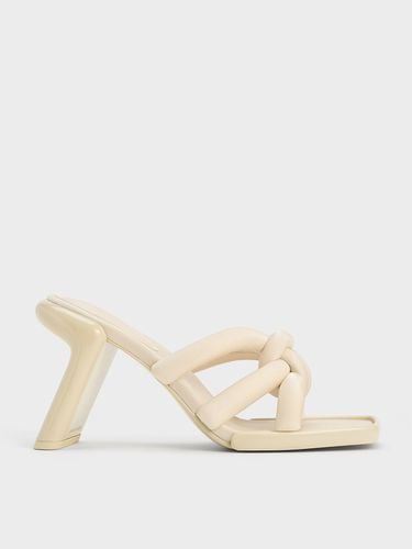 Charles & Keith - Toni Knotted Puffy-Strap Mules - Charles & Keith - Modalova