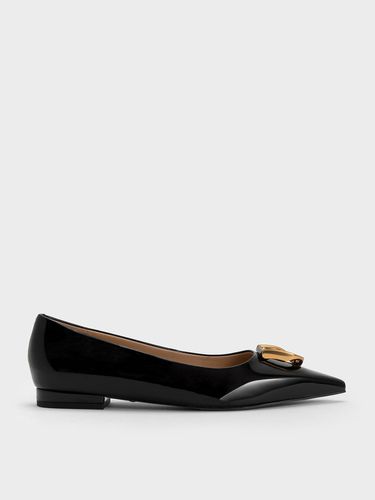 Charles & Keith - Gabine Patent Leather Ballerinas - Charles & Keith - Modalova