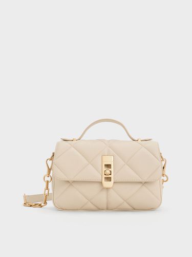 Charles & Keith - Anwen Quilted Top Handle Bag - Charles & Keith - Modalova