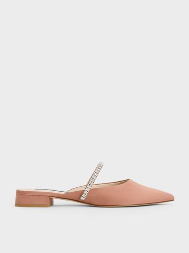 Charles & Keith - Ambrosia Gem-Embellished Slip-On Flats - Charles & Keith - Modalova