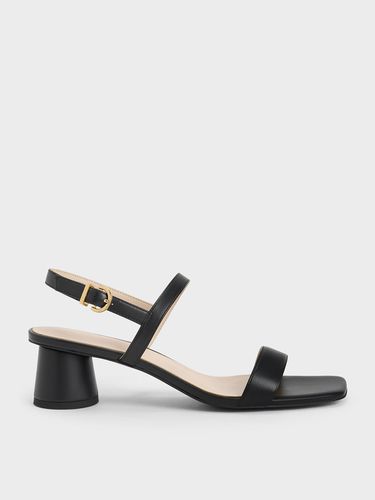 Charles & Keith - Cylindrical Heel Back Strap Sandals - Charles & Keith - Modalova