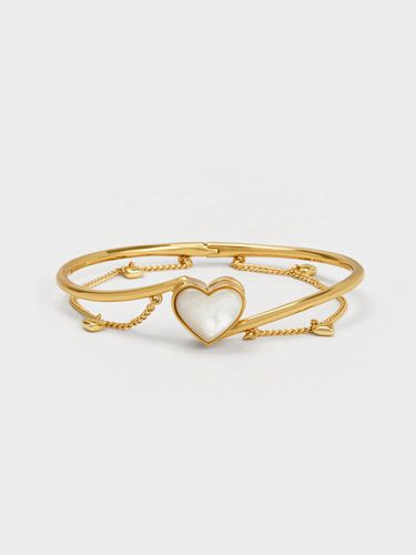 Charles & Keith - Annalise Heart Stone Chain-Link Bracelet - Charles & Keith - Modalova