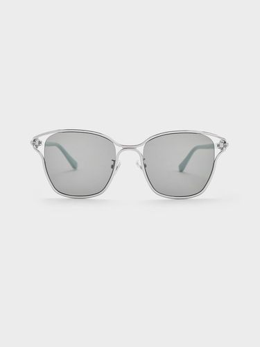 Charles & Keith - Recycled Acetate Sculptural-Knot Butterfly Sunglasses - Charles & Keith - Modalova