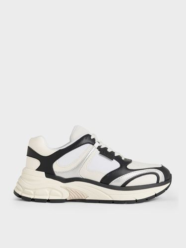 Charles & Keith - Mesh Lace-Up Chunky Sneakers - Charles & Keith - Modalova