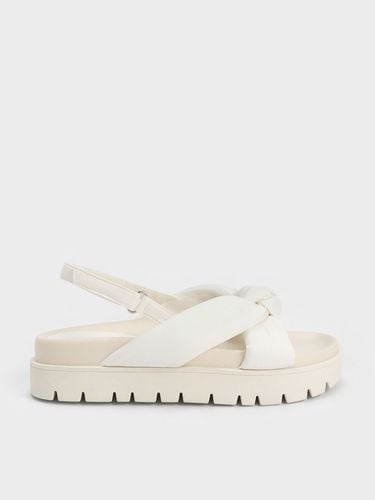 Charles & Keith - Nylon Knotted Flatform Sandals - Charles & Keith - Modalova