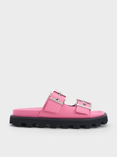 Charles & Keith - Trill Grommet Double-Strap Sandals - Charles & Keith - Modalova