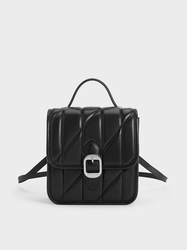 Charles & Keith - Lin Quilted Belted Backpack - Charles & Keith - Modalova