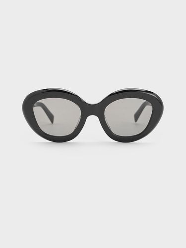 Charles & Keith - Recycled Acetate Cateye Sunglasses - Charles & Keith - Modalova