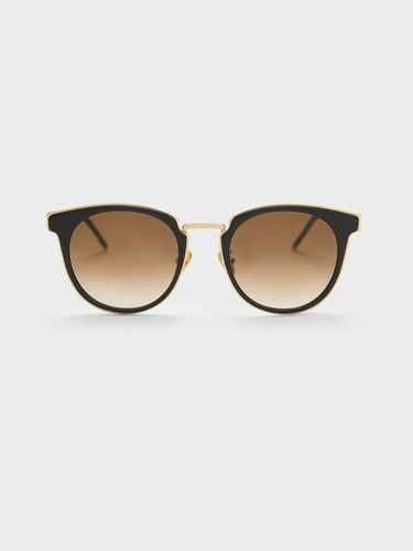 Charles & Keith - Oval Recycled Acetate Sunglasses - Charles & Keith - Modalova