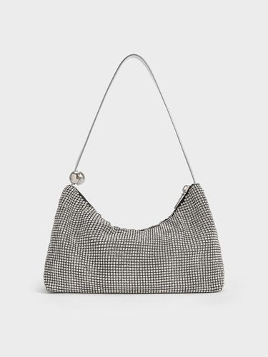 Charles & Keith - Crystal-Embellished Two-Way Bag - Charles & Keith - Modalova