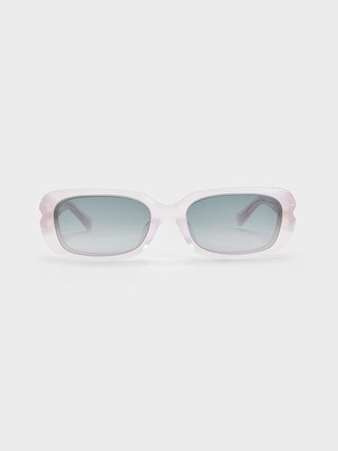 Charles & Keith - Recycled Acetate Angular Sunglasses - Charles & Keith - Modalova