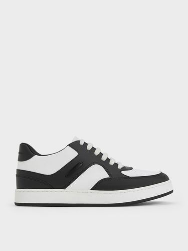 Charles & Keith - Two-Tone Low-Top Sneakers - Charles & Keith - Modalova