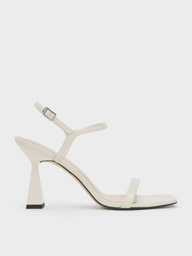 Charles & Keith - Square Toe Trapeze Heel Sandals - Charles & Keith - Modalova