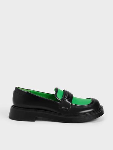 Charles & Keith - Penelope Two-Tone Penny Loafers - Charles & Keith - Modalova