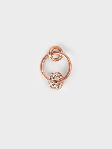 Charles & Keith - Rowena Crystal Circle Charm - Charles & Keith - Modalova