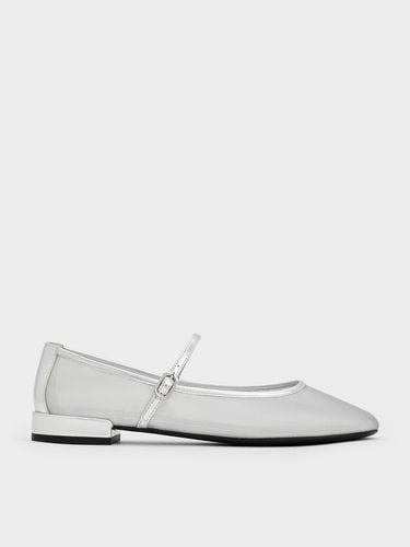 Charles & Keith - Gertrude Mesh Mary Jane Flats - Charles & Keith - Modalova