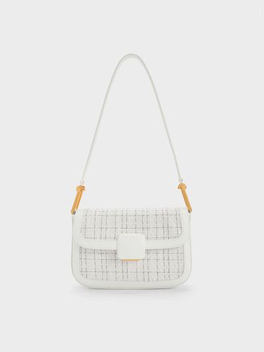 Charles & Keith - Koa Square Push-Lock Knitted Shoulder Bag - Charles & Keith - Modalova