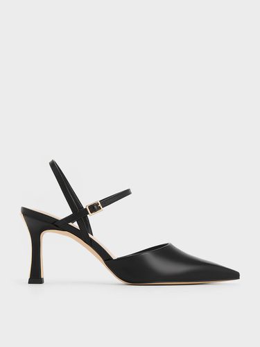 Charles & Keith - Pointed-Toe Flared Heel Pumps - Charles & Keith - Modalova