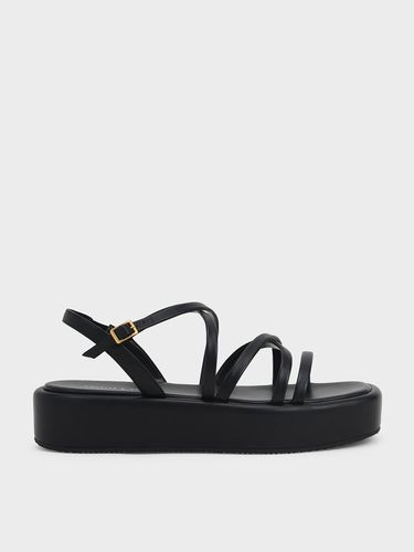 Charles & Keith - Strappy Padded Flatforms - Charles & Keith - Modalova