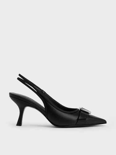 Charles & Keith - Anita Buckled Pointed-Toe Slingback Pumps - Charles & Keith - Modalova