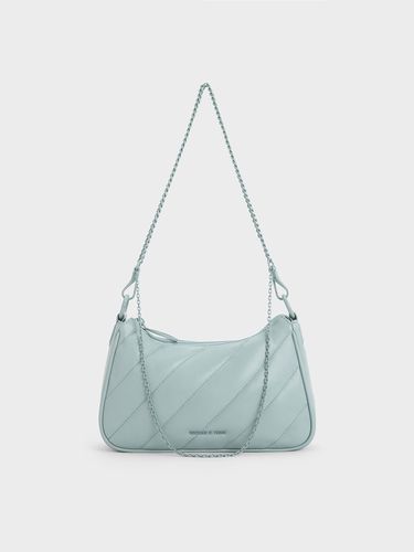 Charles & Keith - Philomena Puffy Chain-Strap Crossbody Bag - Charles & Keith - Modalova