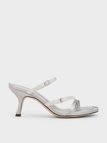 Charles & Keith - Satin Lace-Strap Thong Sandals - Charles & Keith - Modalova